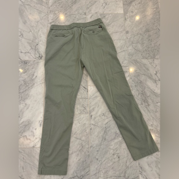 Faherty Mens Essential Drawstring Pants size L, color coastal sage - Picture 4 of 7